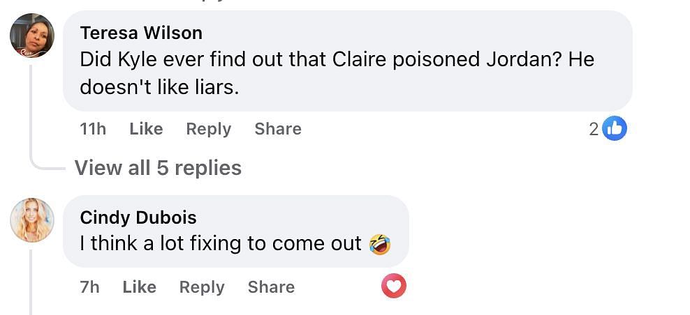 Comment about The Young and the Restless (Image via Facebook)